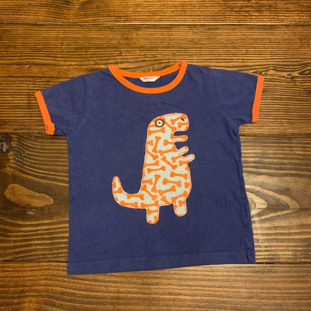 Baby Bode Appliqued Dinosaur Tee